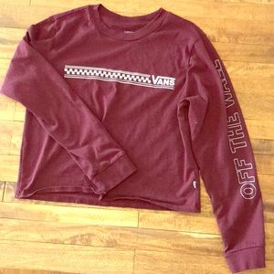 Vans Long Sleeved Crop Top